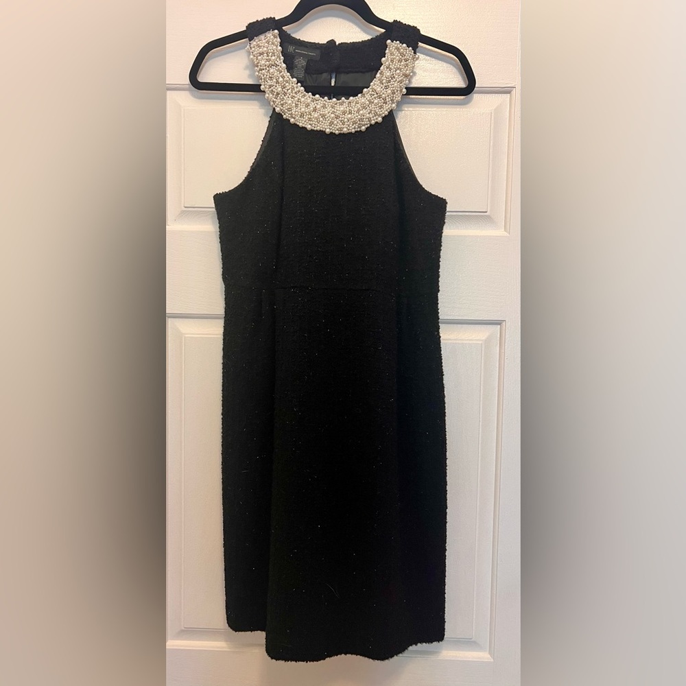 INC International Concepts Black Halter Mini Dress